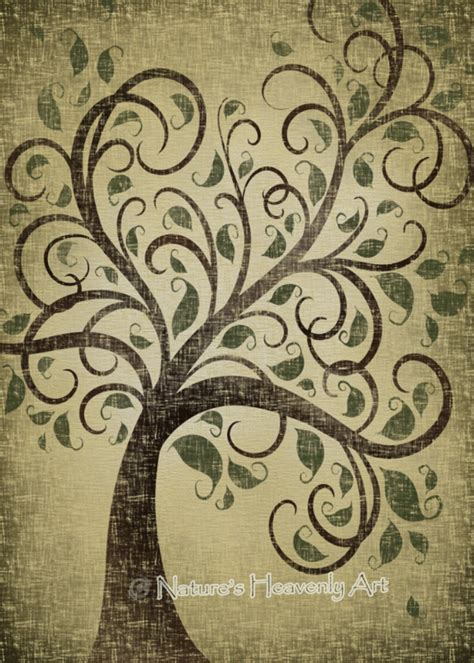 Green Tree Wall Art Tree Art for Living Room Decor Natural - Etsy