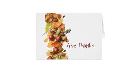 Give thanks Thanksgiving Card | Zazzle