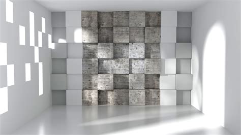 3D model 3D Modular 3D Feature Wall Panels VR / AR / low-poly | CGTrader