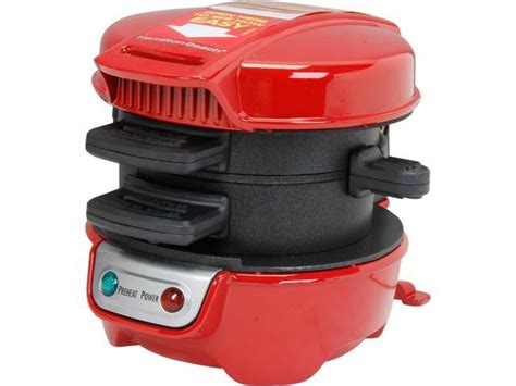 Hamilton Beach 25476 Red Breakfast Sandwich Maker 734059477222 | eBay