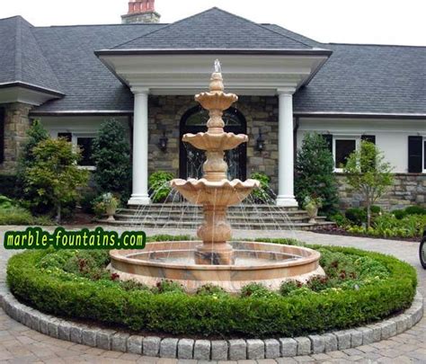 Image result for circle driveway with fountain | Circle driveway ...