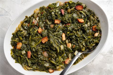 Simple Southern Mustard Greens Recipe With Bacon