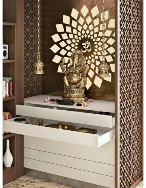 15 Modern Indian Style Pooja Room Designs