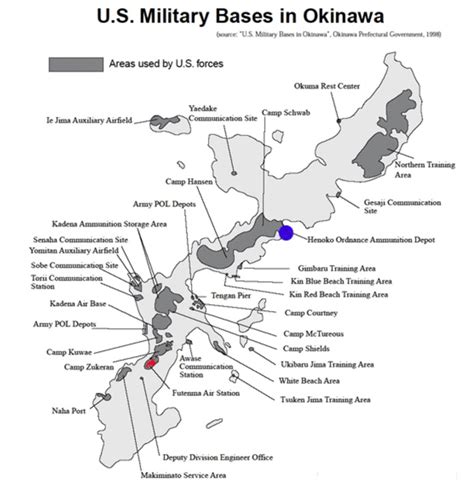 Map Of Okinawa Military Bases