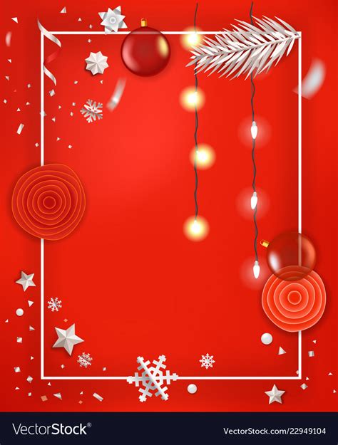 Christmas greeting card layout Royalty Free Vector Image