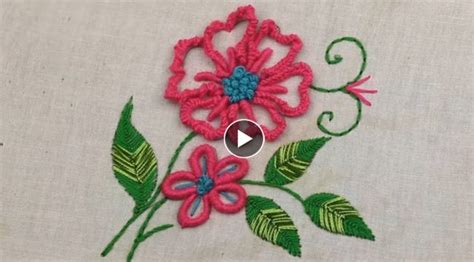 Brazilian Embroidery with Colorful Leaf Stitches - Embroidery - Useful Tips