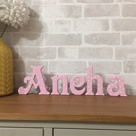 Nursery Letters Frees Standing Wooden Letters Nursery Decor - Etsy UK