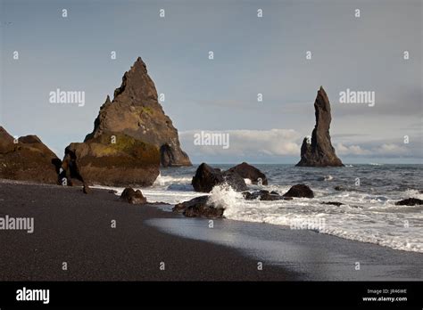 Reynisfjara Black Sand Beach Stock Photo - Alamy