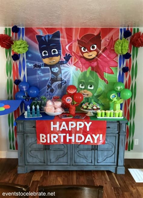 PJ Masks Birthday Party Ideas - Party Ideas for Real People