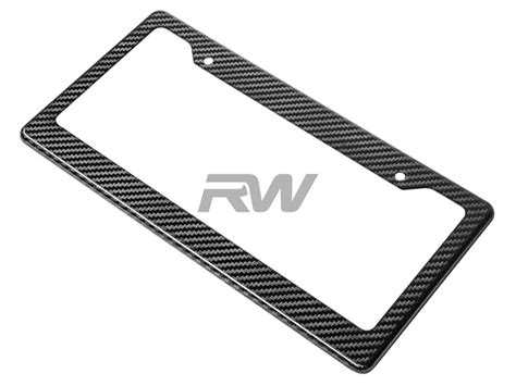 Carbon Fiber License Plate Frame (North America)