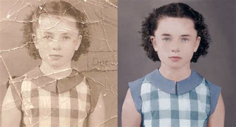 Watch As An Old, Damaged Photo Is Masterfully Brought To Life