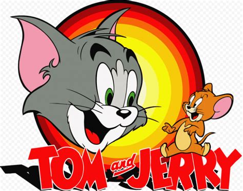 Tom And Jerry Logo Text With Characters PNG | Citypng