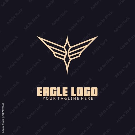 Phoenix luxury eagle logo design Stock Vector | Adobe Stock