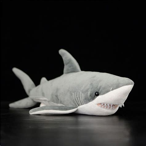 Great White Shark Plush | Shark plush, White sharks, Whale plush