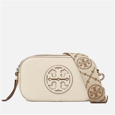 Tory Burch Miller Mini Leather Crossbody Bag in Natural | Lyst Canada