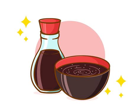 Cute japanese soy sauce cartoon illustration 16699671 Vector Art at ...