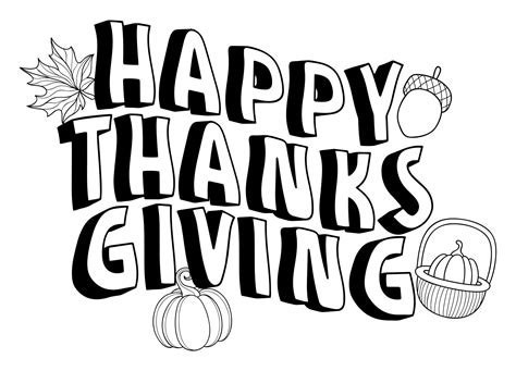 10 Best Printable Thanksgiving Coloring Pages PDF for Free at Printablee