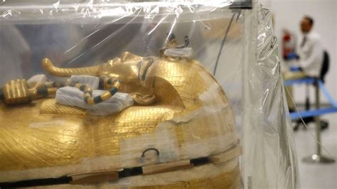 Egypt restores King Tut's golden coffin as Grand Museum nears ...