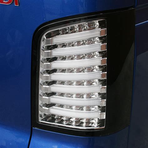 VW T5 Transporter LED Rear Lights/Tail lights/Tail lamps Tailgate Clea ...