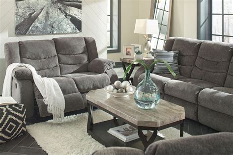 Tulen Gray Reclining Living Room Set from Ashley | Coleman Furniture