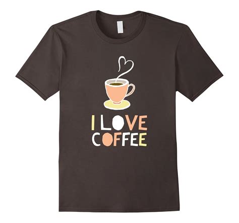 Coffee Lover Gift I Love Coffee T-Shirt Graphic Tee Shirt-TD – Teedep