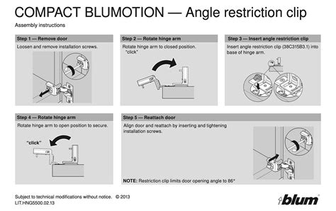 Blum Cabinet Hinge Installation Instructions | Cabinets Matttroy