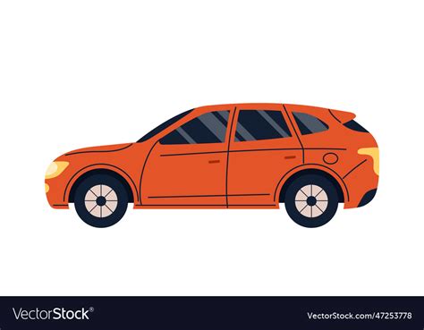 Red car concept Royalty Free Vector Image - VectorStock