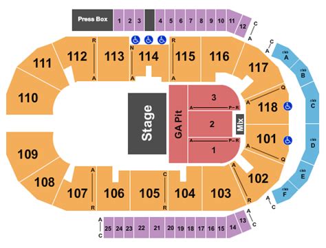 Meridian Hall Seating Chart