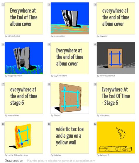 Everywhere at the End of Time album cover - Drawception