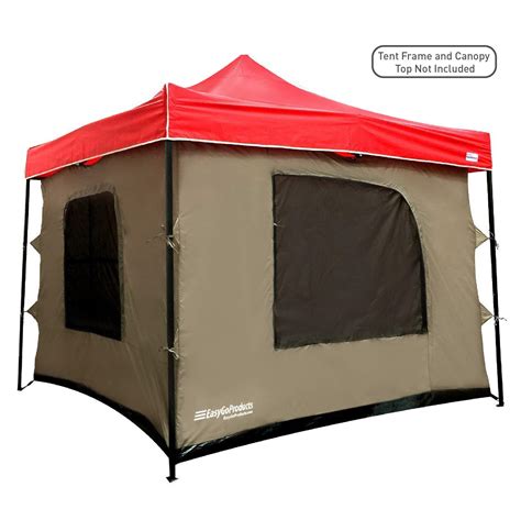 EasyGoProducts Camping Easy Up Pop Up Canopy Tent 10 x 10 4 Walls PVC ...