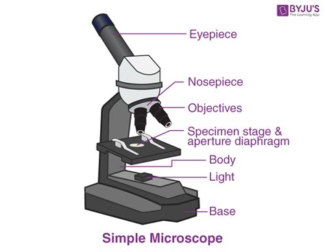 Types, Parts and Functions of a Microscope