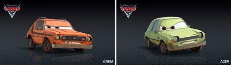 Pixar Corner: Cars 2 Character Profiles: Grem and Acer