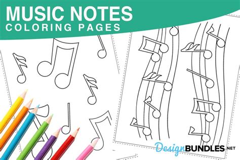 Music Notes Coloring Pages