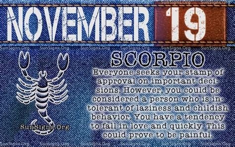 November 19 Birthday Horoscope Personality | Sun Signs