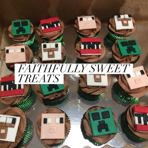 Minecraft Cupcakes | Minecraft cupcakes, Sweet treats, Poker table