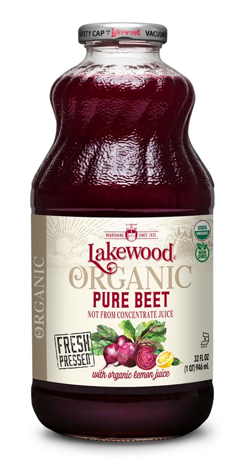 Organic PURE Beet (32oz, 6-pack) | Lakewood Organic Juice