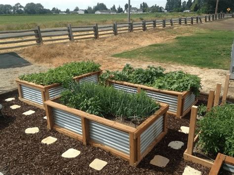 Corrugated Metal Raised Garden Bed Plans | Fasci Garden