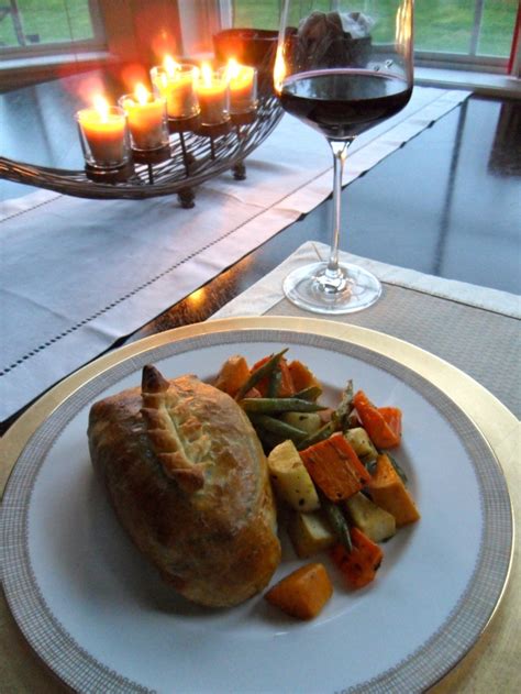 Beef Wellington with Roasted Vegetables