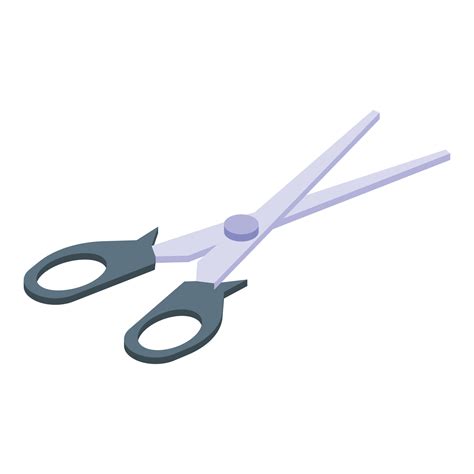 Sewing scissors icon, isometric style 15646844 Vector Art at Vecteezy