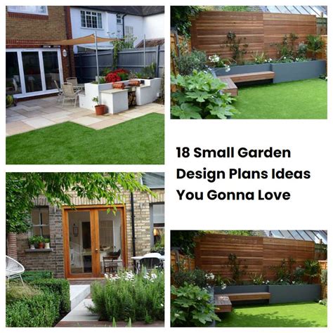 18 Small Garden Design Plans Ideas You Gonna Love | SharonSable