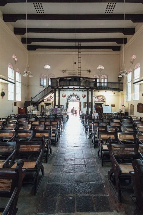 Interior of Christ Church is an 18th-century Anglican Church in the ...