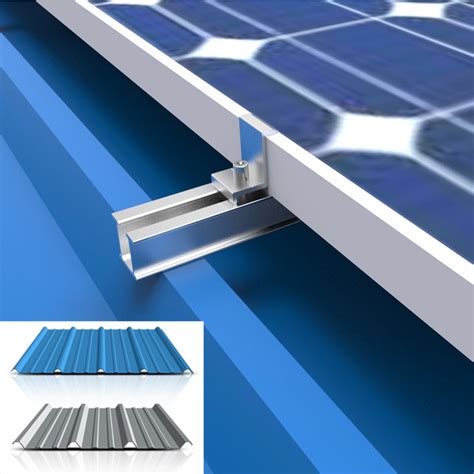 Solar Metal Roof Mounting System, U Aluminum Rail, Cost effective