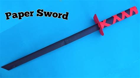 How To Make A Paper Sword Step By Step