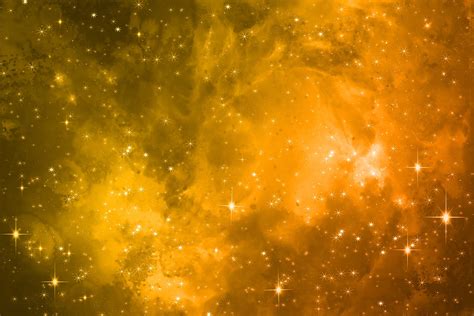 Yellow Galaxy Background