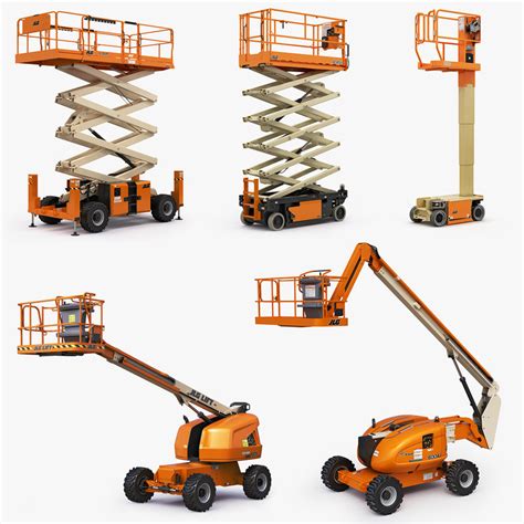 Jlg scissor lifts telescopic 3D model - TurboSquid 1392271