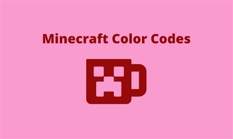 Minecraft Color Codes Hex