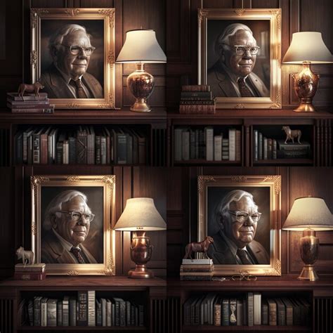 Premium AI Image | Frome A portrait of warren buffett in interior ...