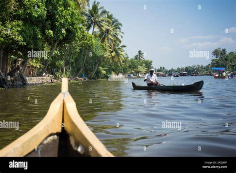 Exploring the Alleppey Backwaters, Kerala, India Stock Photo - Alamy