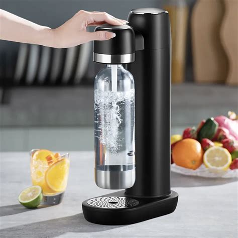 Full Soda Sparkling Water Maker Machine Kit Black - shopZtop