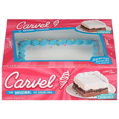 Carvel Ice Cream Cake, Original 75 Fl Oz | Ice Cream Cakes & Pies ...